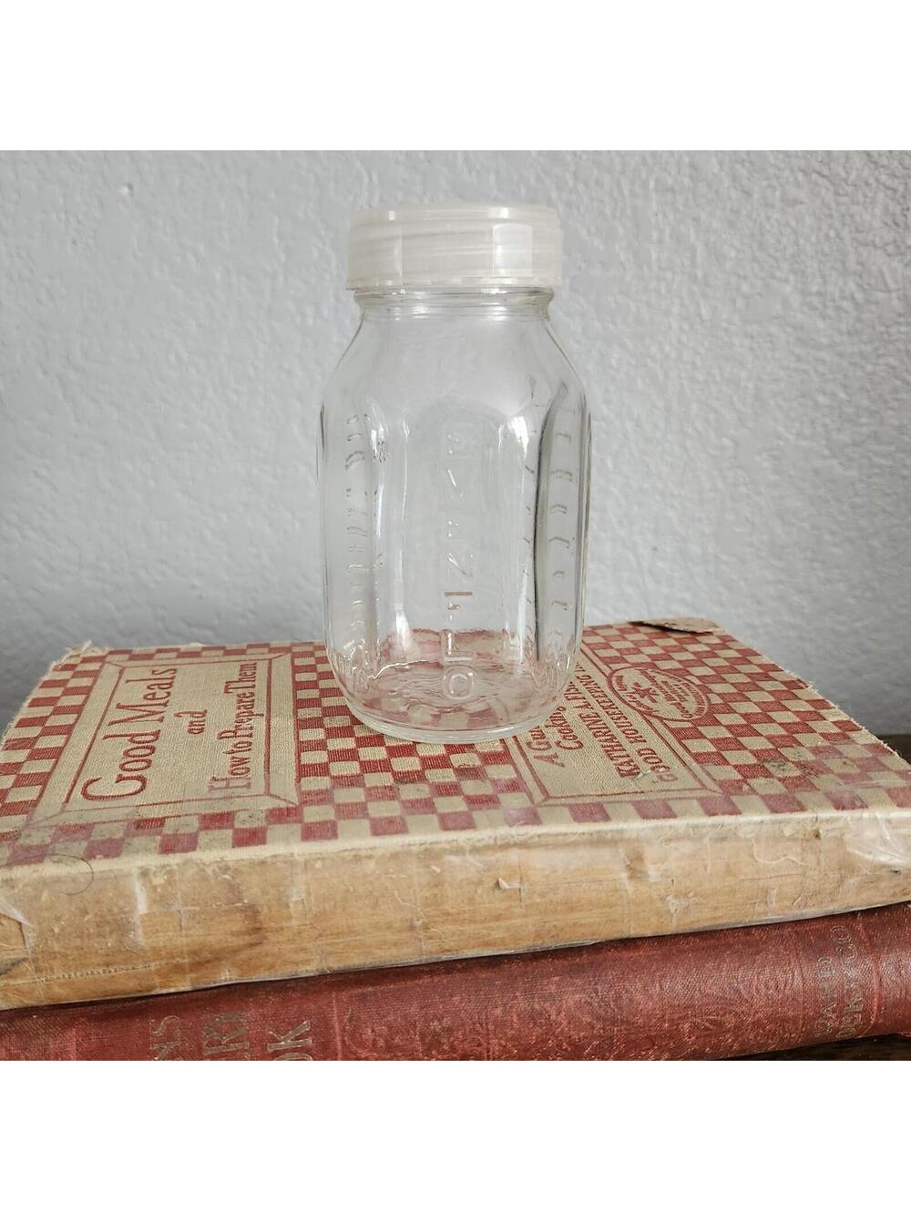 Vintage Glass Evenflo 6 oz Baby Bottle Made in USA